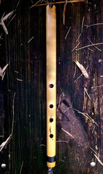 END BLOWN FLUTE Oriental Japanese Bamboo Body